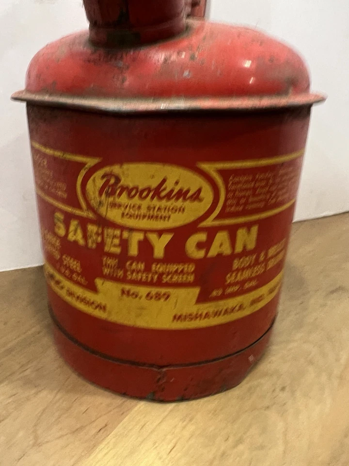 Eagle Vintage Safety Gas Tank, Brookins Service Station Equipment - Image 2 of 4