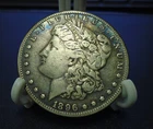 1896-S United States Morgan Silver Dollar $1 Circulated Tough Date Nice Toned