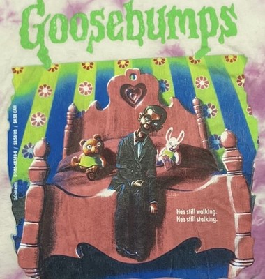 Goosebumps Night of the Living Dummy Slappy Tie-Dye Graphic T-Shirt Adult L