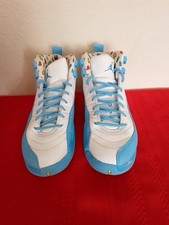 Nike Air Jordan 12 Retro GS UNC Emoji White Blue DQ4365-114 Youth Sz 5Y