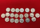 LOT OF 20 PRE-1964 ROOSEVELT 90% SILVER DIMES