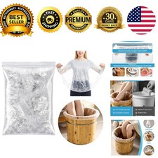 25PCS Disposable Pedicure Liners Plastic Foot Soak Footbath Basin Covers Bags