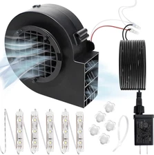 1.5A & 2A Replacement Inflatable Fan Adapter for Halloween & Christmas Yard Deco