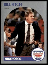 1990-91 Hoops Bill Fitch New Jersey Nets #321
