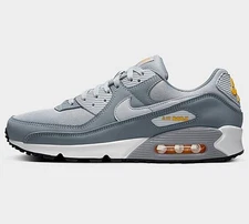 NEW Nike AIR MAX 90 Men's Casual Shoes GREY BLACK US Sizes 7-14 NIB Bestseller