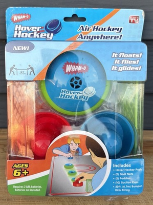 #ad Wham O Hover Air Hockey table set Portable As Seen On TV Goes Anywhere NEW $9.75
