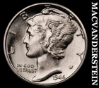 1944-D Silver Mercury Dime-Choice Gem Brilliant Unc ++++ FSB No Reserve #G7528