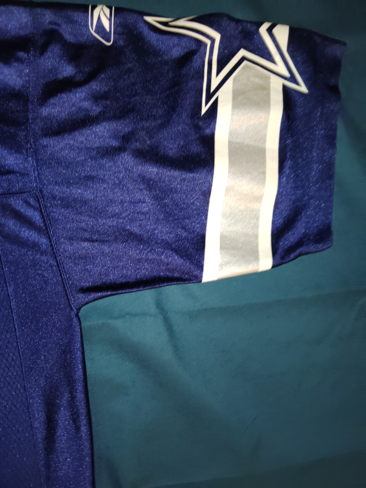 VINTAGE Dallas Cowboys Jersey Mens XL Blue Roy Williams 31 Reebok On Field Nylon thumbnail 3