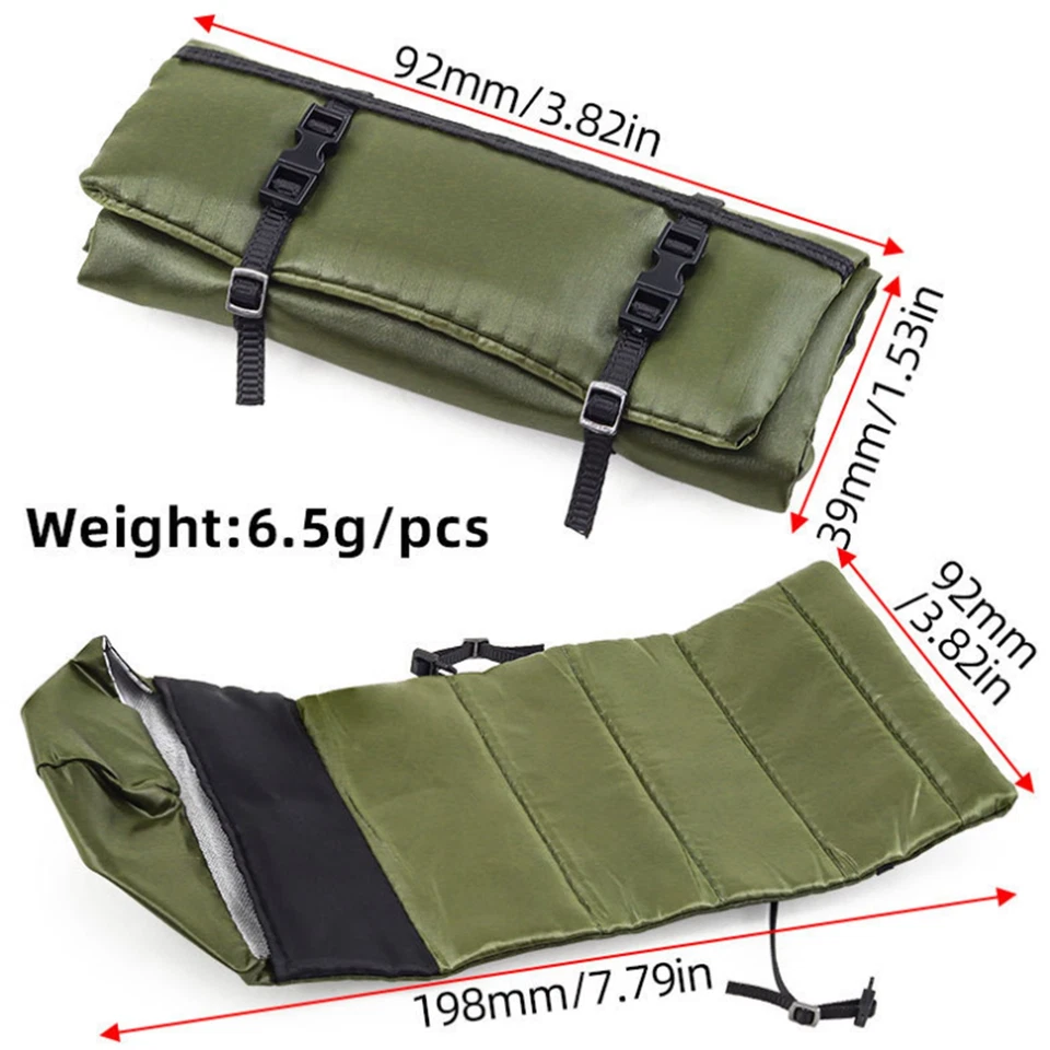 For AXIAL TRAXXAS RC4WD 1/10 Scale Realistic Crawler Sleeping Bag Accessories - Image 3 of 4