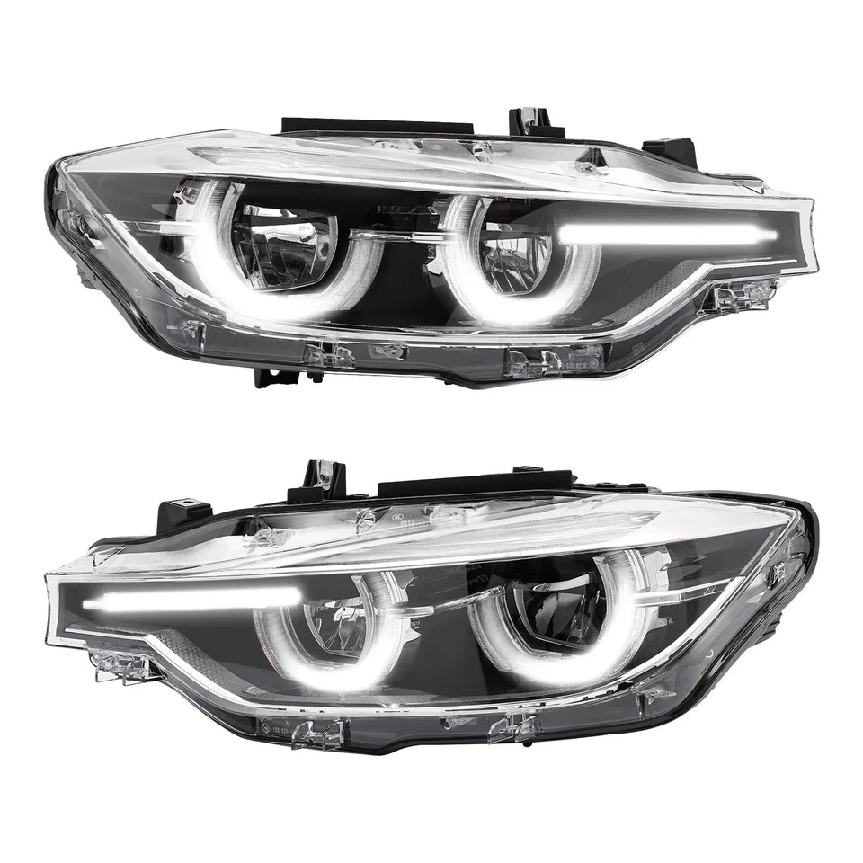 For 2016-2019 BMW 3 Series F30 F31 LED Headlight No AFS Driver/Passenger Foto 3 de 4