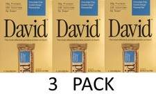 David High Protein Bars Chocolate Chip Cookie Dough - 4 Bars in a Box - 3 PACK