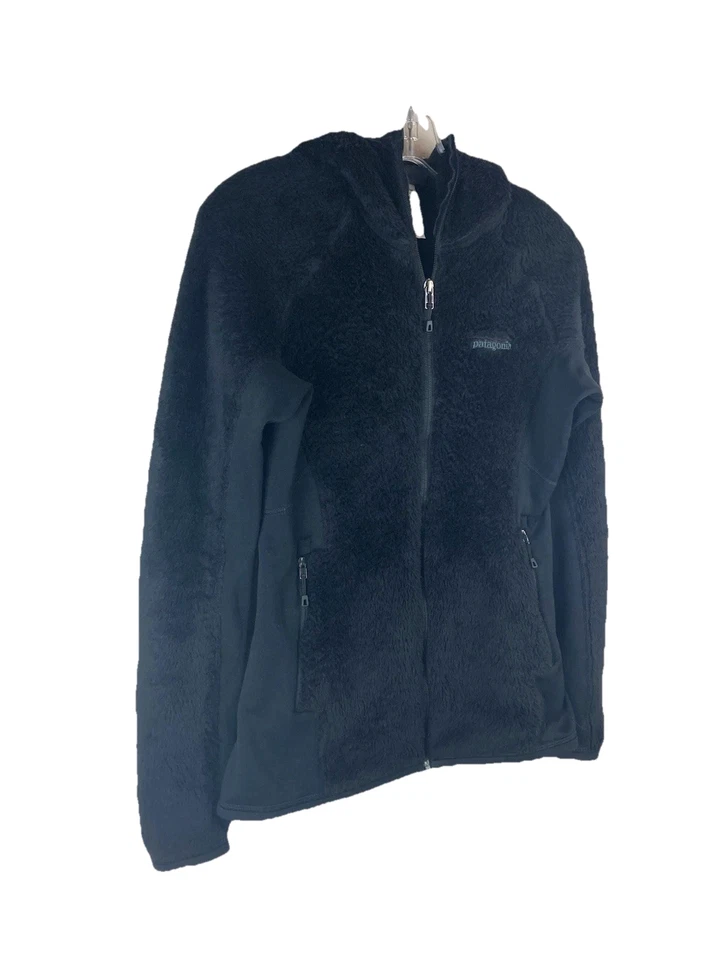 Chaqueta Patagonia R3 Hi-Loft con Capucha Polartec Térmica Profesional Mujer Pequeña Negra Foto 2 de 4