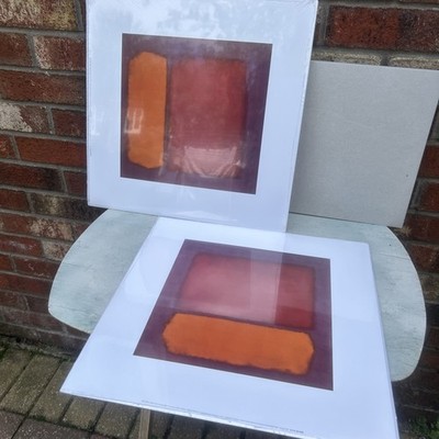 Paar Mark Rothco Drucke von Icon Art 40 x 40 cm