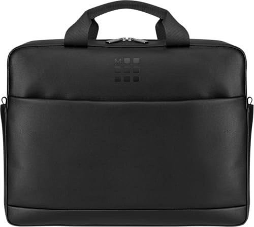 Moleskine Cartella Da Lavoro Slim – Borsa Porta PC Per Laptop Fino A 14'', 40x31x7,5 Cm, Nero, Con Tasche Organizer