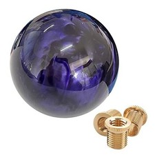 Round Ball Marble Style Shift Knob Universal Manual Shift Knob Spherical Purple