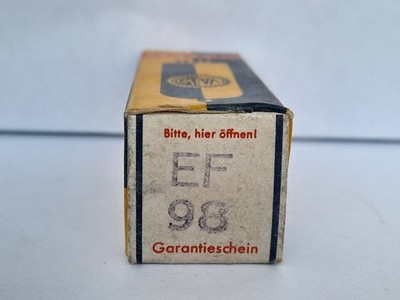 EF98  = 6ET6   Röhre  VALVO  -  NEU und OVP - NOS -  EF 98