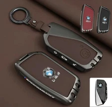For BMW X5 X6 X7 iX i5 i7 5 7 2024 2025 Smart Key Fob Cover Keychain Case Shell