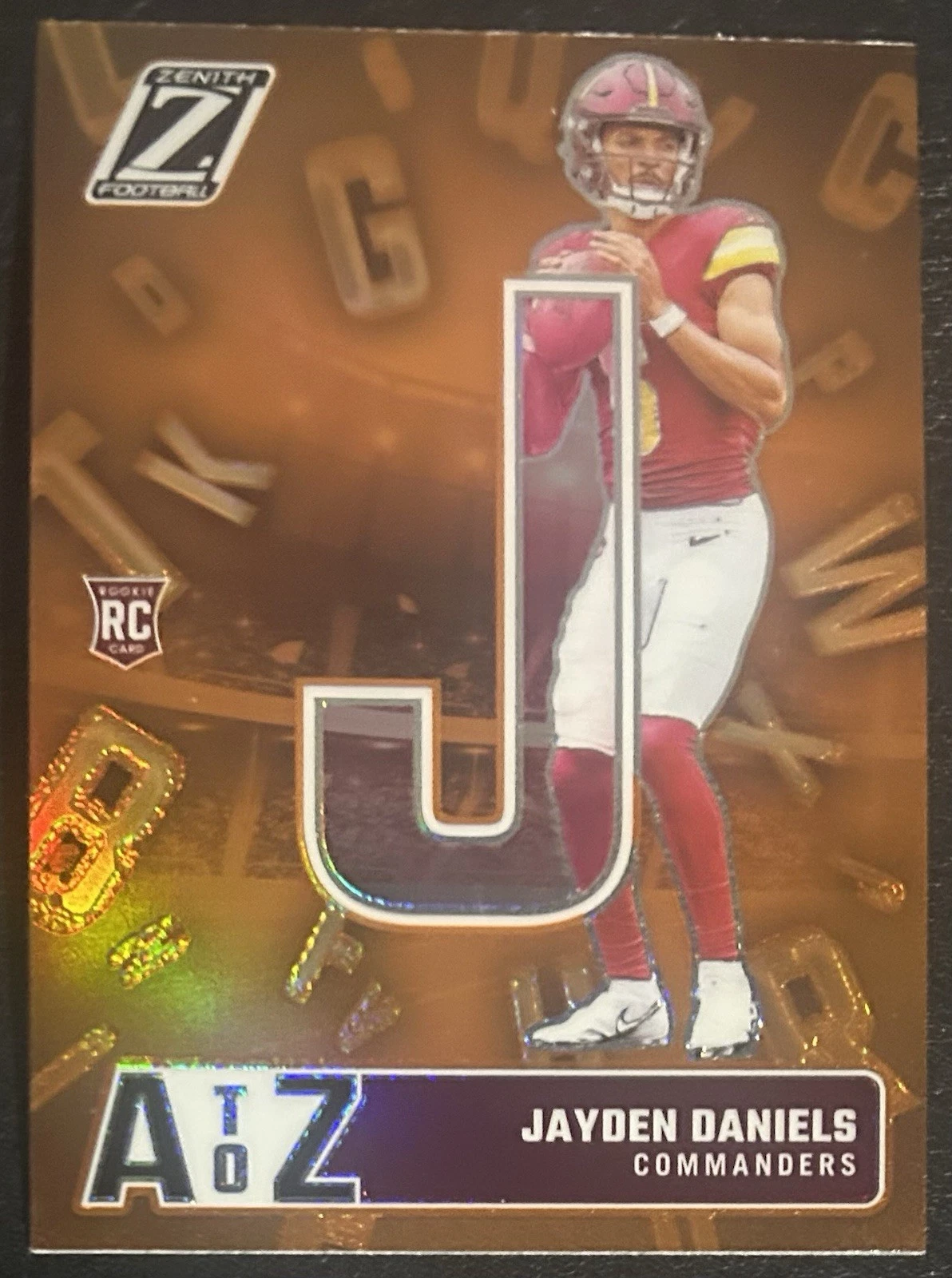 Jayden Daniels Topps Now Rookie Campaign Autographs #10A Orange