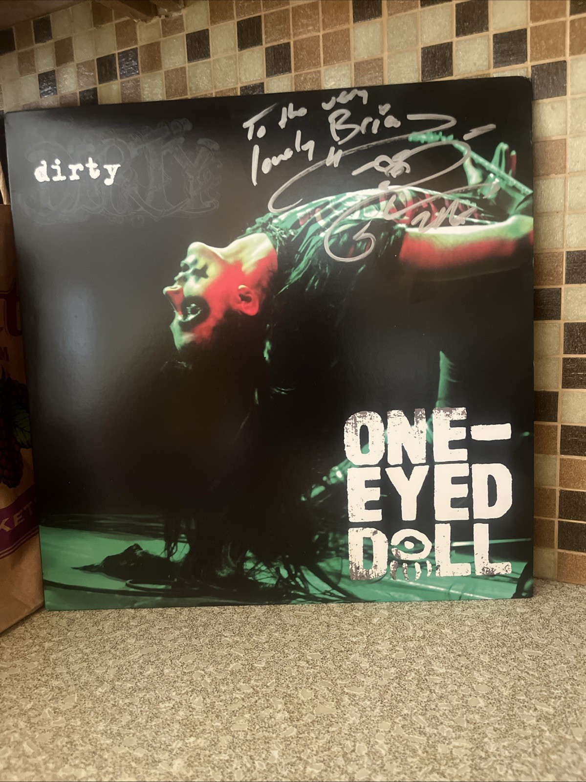 One-Eyed Doll Dirty Autographed Vinyl Record Kimberly Freeman (Rare)
