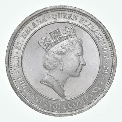2021 St Helena 1/10 Oz Silver Spade Guinea | eBay