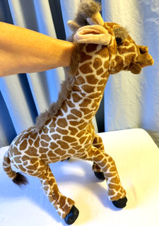 Large 21" Vintage Folktails Folkmanis Giraffe Full Body Puppet