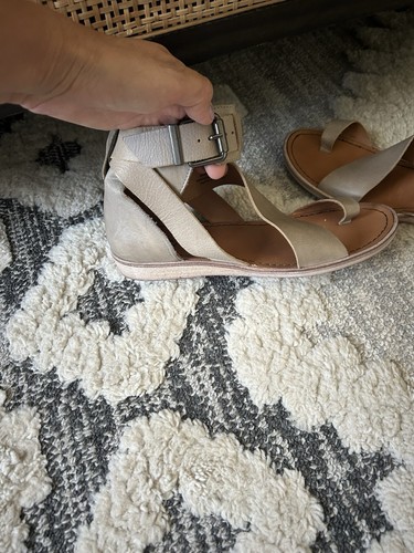 Free People Vale Boot Sandals in Charcoal Size 38 8 BRAND NEW Boho - Picture 4 of 9