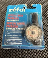 NOS ZEFAL SPECIAL HIGH PRESSURE GAUGE FOR PRESTA VALVE