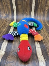Peluche Eden Baby Lagarto Iguana Camaleón Primario Rojo Azul DE COLECCIÓN