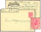 CANADA 1¢ DIE 2 ADMRL PSC MAR 1916 VANCOUVER P44 — photo 1