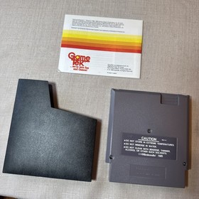 NES Nintendo - Hollywood Squares Game: Cartridge, Dust Sleeve and Booklet