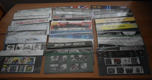 GB Presentation Packs: 2020, 2021, 2022, 2023 Sold Individually, MNH Mint Stamps