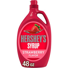 Hersheys Strawberry Flavored Syrup, Bottle 48...