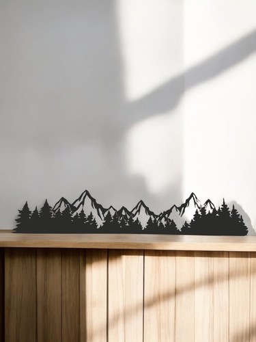 Mountains Trees Landscape Vinyl Decal -Sticker for SUV Car Truck Bumper Window - Bild 8 von 10