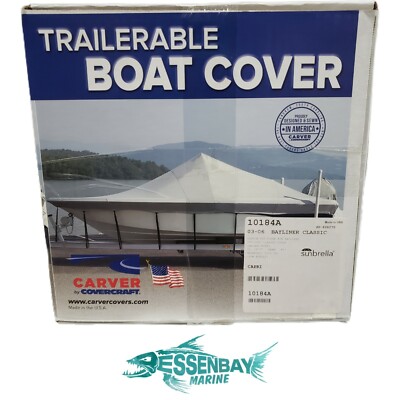 03-06 Bayliner 1952/192 Classic Cuddy Cover Carver 10184A Capri NO TIE DOWN KIT