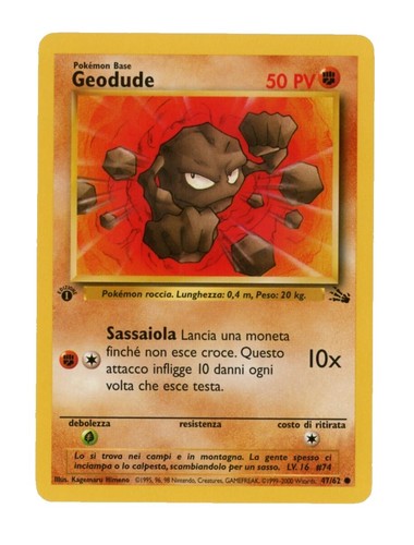 ADDESTRAMENTO Gambling POKEMON Italian Vers. Fossil TRAINING Trading Card 60/62 | eBay ADDESTRAMENTO Gambling POKEMON Italian Vers. Fossil TRAINING Trading Card 60/62 | eBay