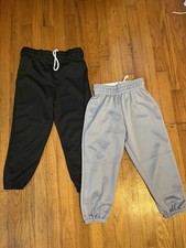 Boy s Baseball Pants Lot, Medium. Rawling Wilson, Preowned. Black Gray