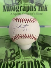Jarrod Saltalamacchia Autographed Rawling Major League Baseball Rangers A23