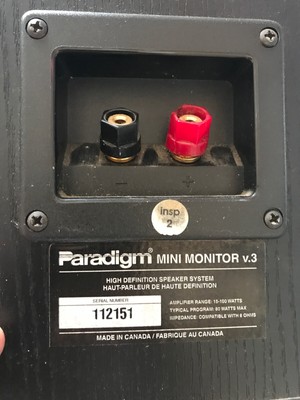 paradigm monitor 3 v3