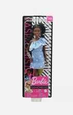 Barbie Fashionistas Doll #146 with 2 Twisted Braids & Star-Print Dress