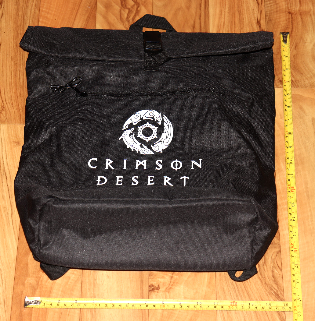 Crimson Desert Promo Backpack Bag PS4 PS5 Xbox One Gamescom 2024