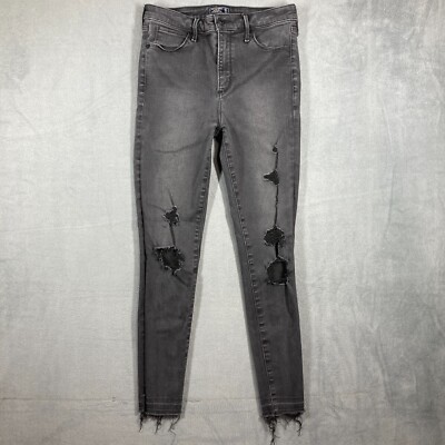 Abercrombie & Fitch Womens Pants Size 27/4R Simone High Rise Ankle Denim Jean
