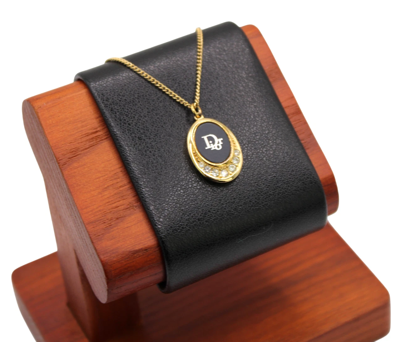 Collana Christian Dior collana donna oro nero vintage gioielli di design