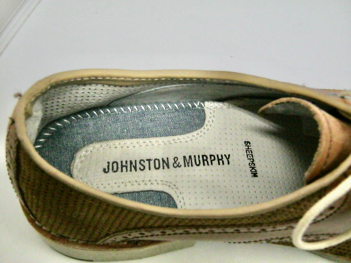 Johnston and Murphy,  FLEX SYSTEM, SHEEPSKIN, Size 11 M, Brown & Tan Saddles Men main image 4
