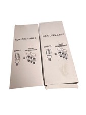 Set Of 2 Non Dimmable 60 W CFL Bulbs 5500K Unbranded Growing Lights Pre-owned