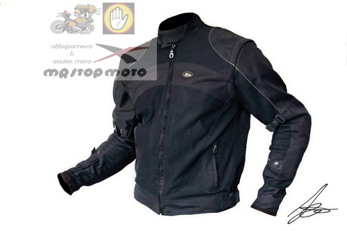 Giacca moto estiva traforata DELTA TEK giubbotto giubbino estivo uomo mod.  EASY | eBay