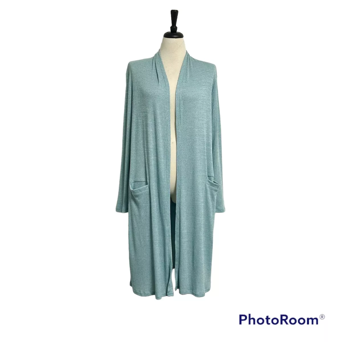 Green open deals front cardigan