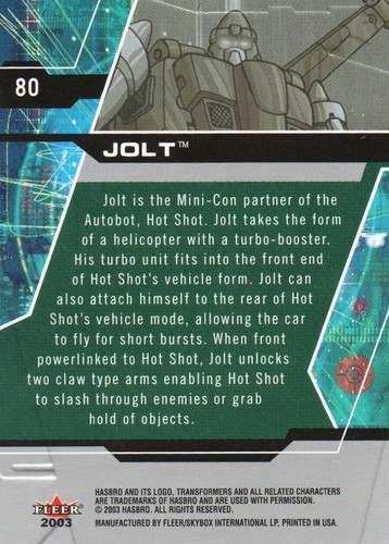 Transformers Optimus Prime 07 / Transformers Armada +Gold Single Trading Cards - Picture 186 of 348