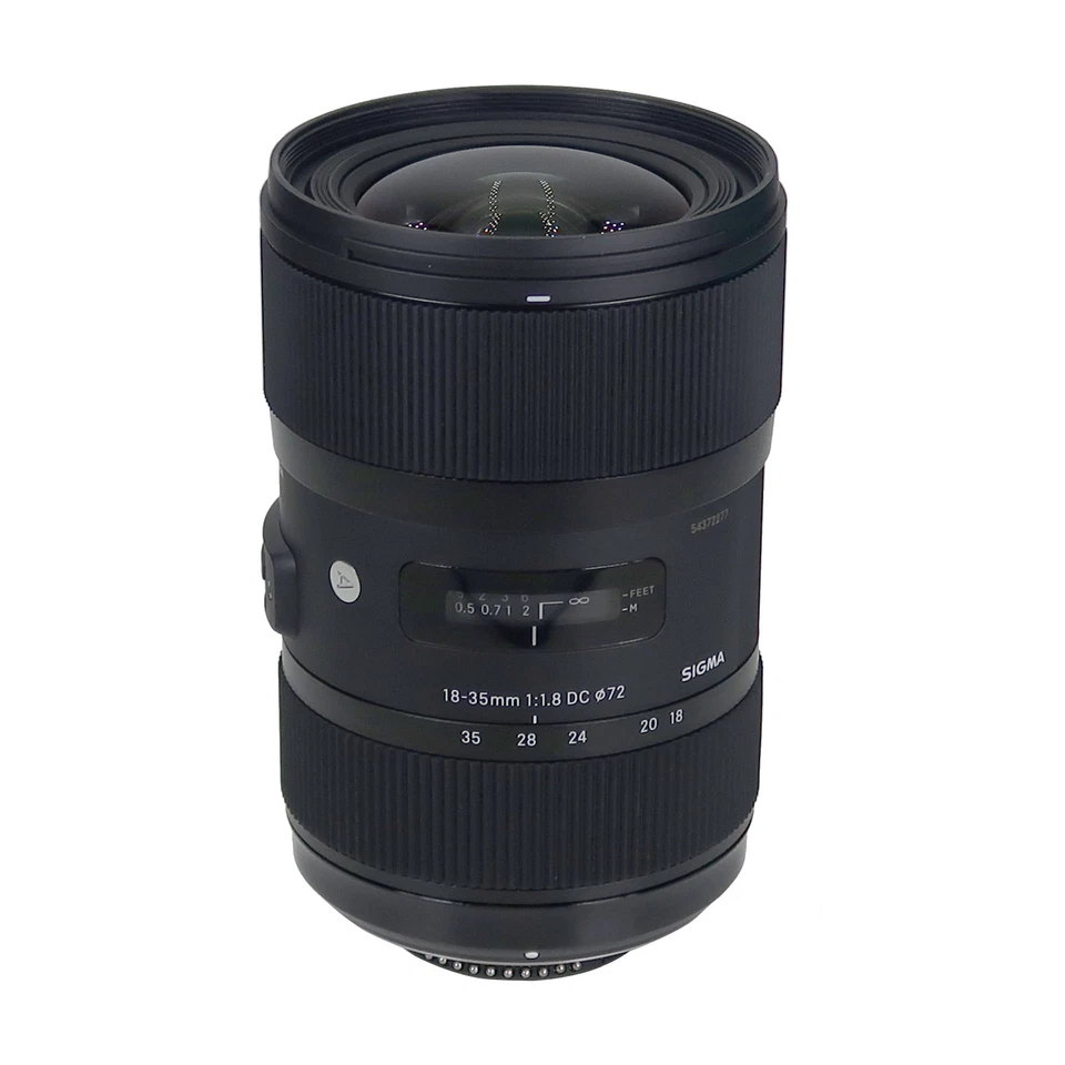 Sigma 18-35mm f/1.8 DC HSM Art Lens for Nikon F with UV Filter and Cleaning Kit - Image 4 of 4