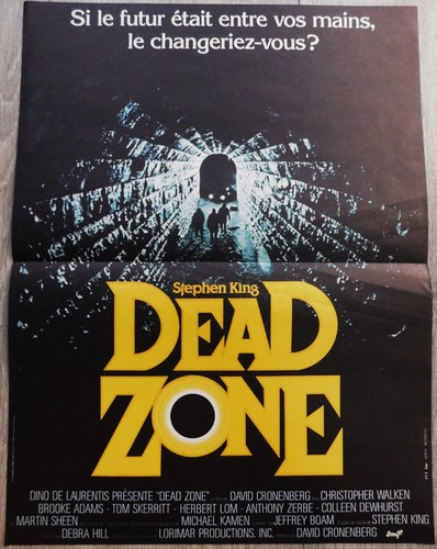 Dead Zone Affiche ORIGINALE Poster 40x60cm 15"23 1983 C Walken Stephen King
