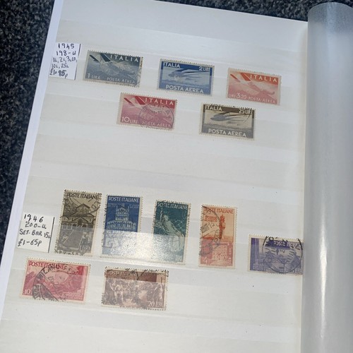 LARGE FOLDER OF Italy STAMPS MINT, USED, (505) - Bild 13 von 24